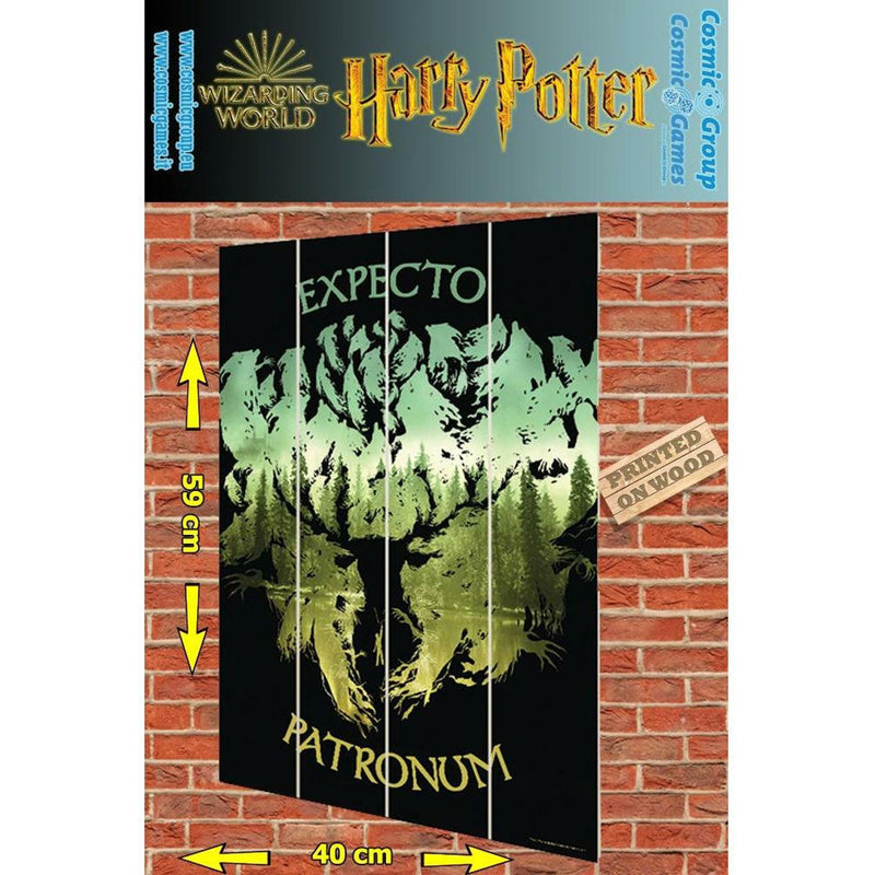Harry Potter Expecto Patronum Wood Print