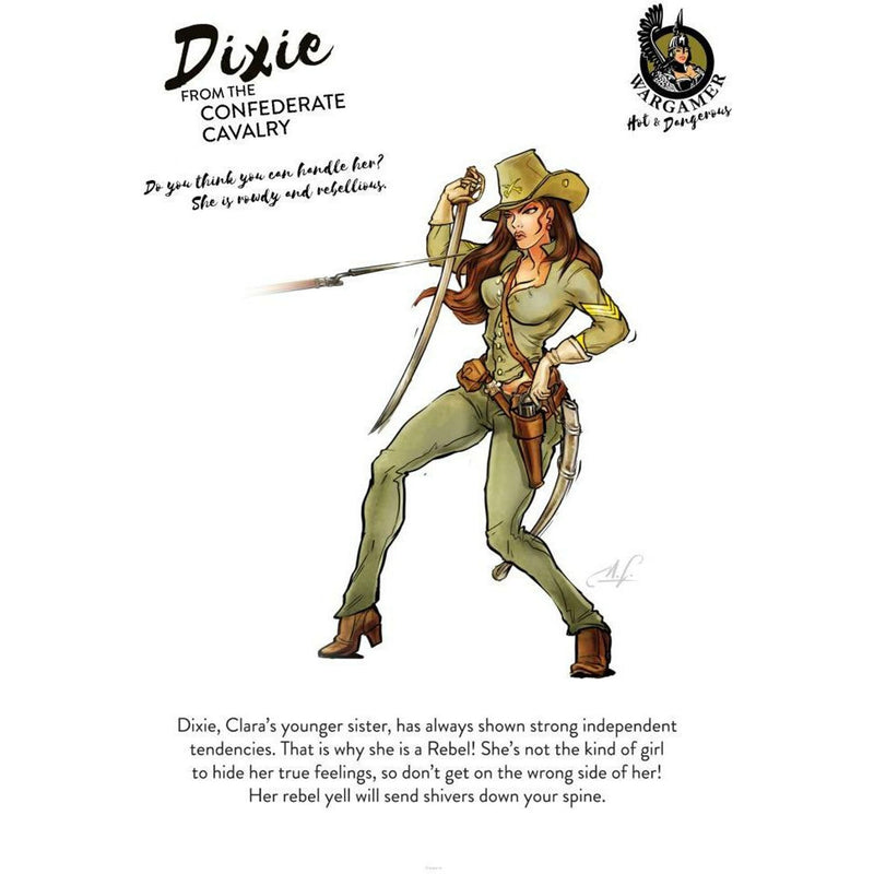 54 MM Dixie The Confrederate Cavalry