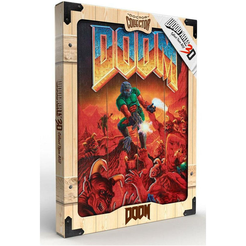 Doom Classic Wooden Poster