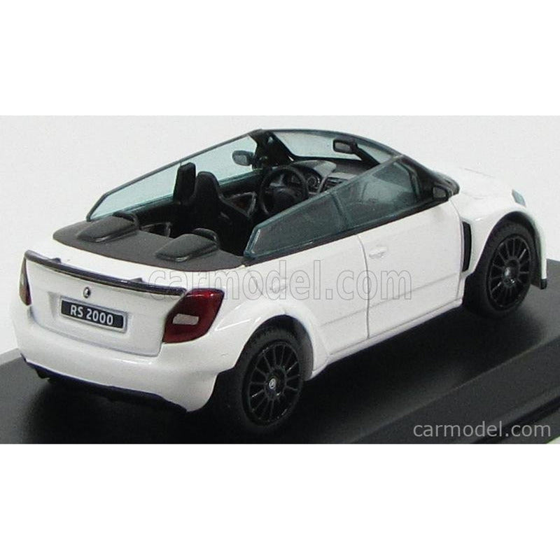 Abrex Skoda Fabia Rs2000 Roadster Concept Car 2011 - Black Wheels White - 1:43
