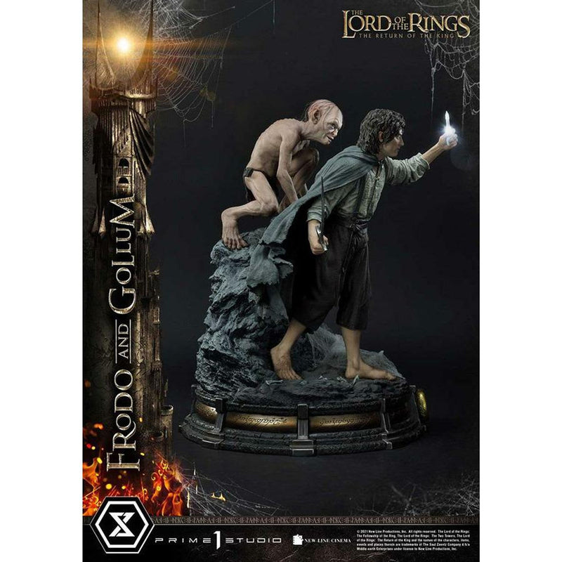 Lord Of The Rings Frodo + Gollum Bonus Version Statue