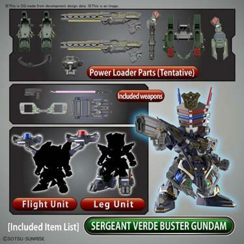 SDW Heroes Sgt Verde Bust Gundam DX Set