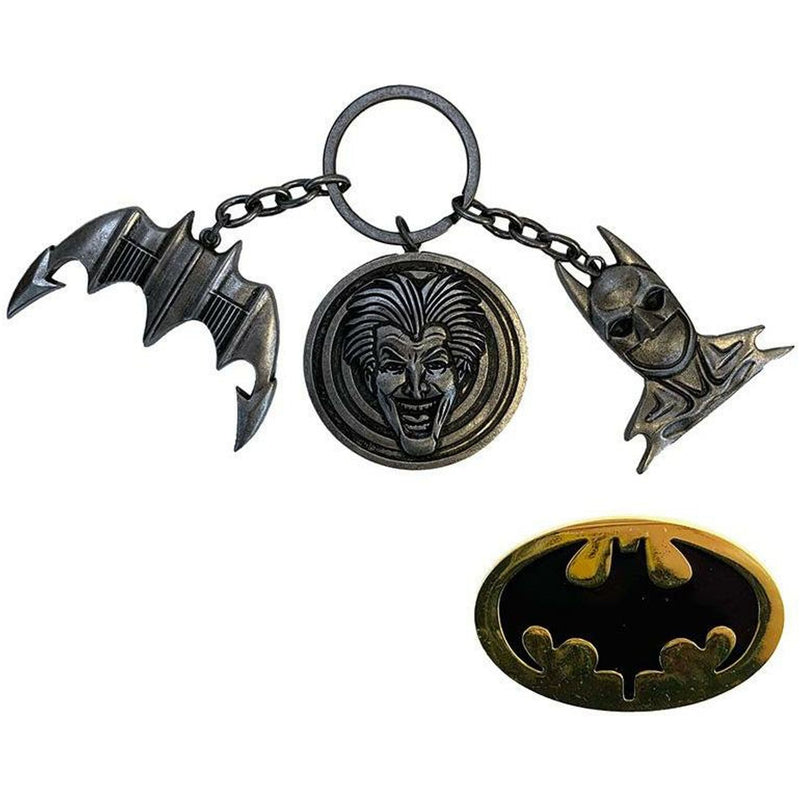 Batman 1989 CHS Keychain+Pin Set