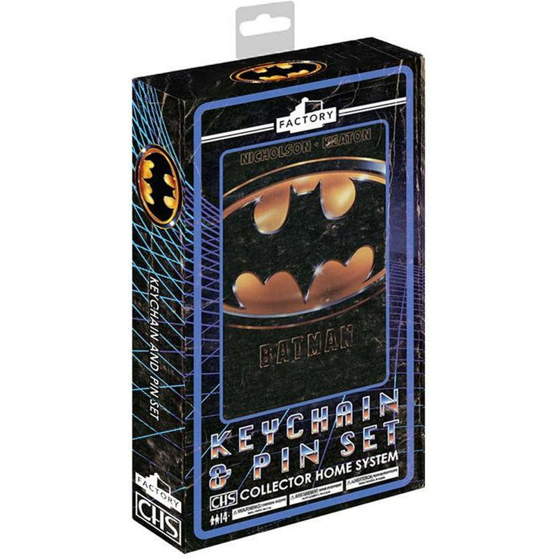 Batman 1989 CHS Keychain+Pin Set