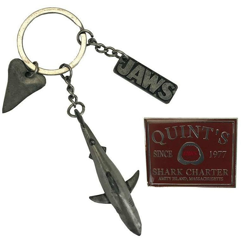 Jaws Chs Keychain+Pin Set
