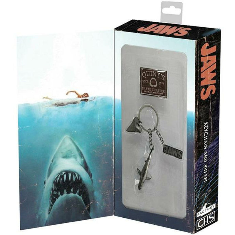 Jaws Chs Keychain+Pin Set