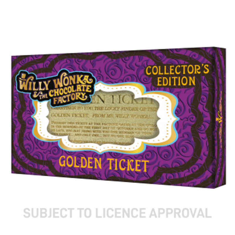 Willy Wonka Collector's Edition Replica Golden Ticket