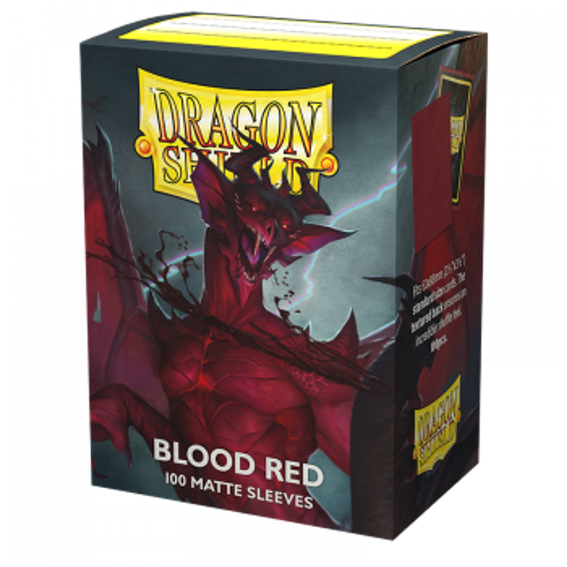 Dragon Shield Standard Matte Sleeves Blood Red 'Simurag' - 100 Sleeves
