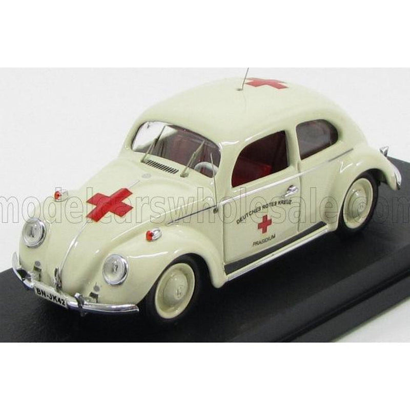 Volkswagen Beetle Medical Deutsches Ambulance 1955 Ivory - 1:43