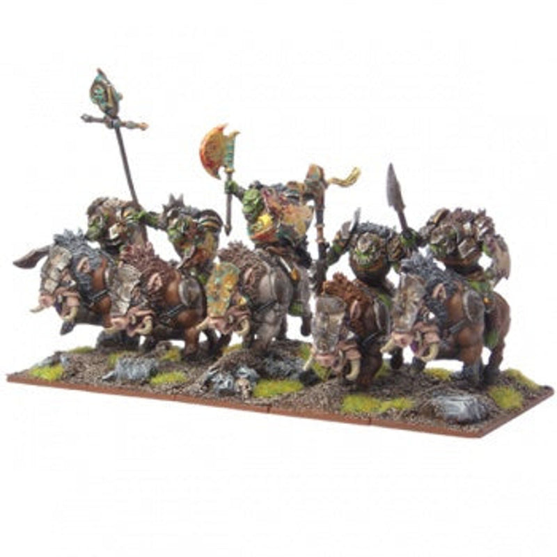 Kings Of War: Orc Gore Rider Regiment