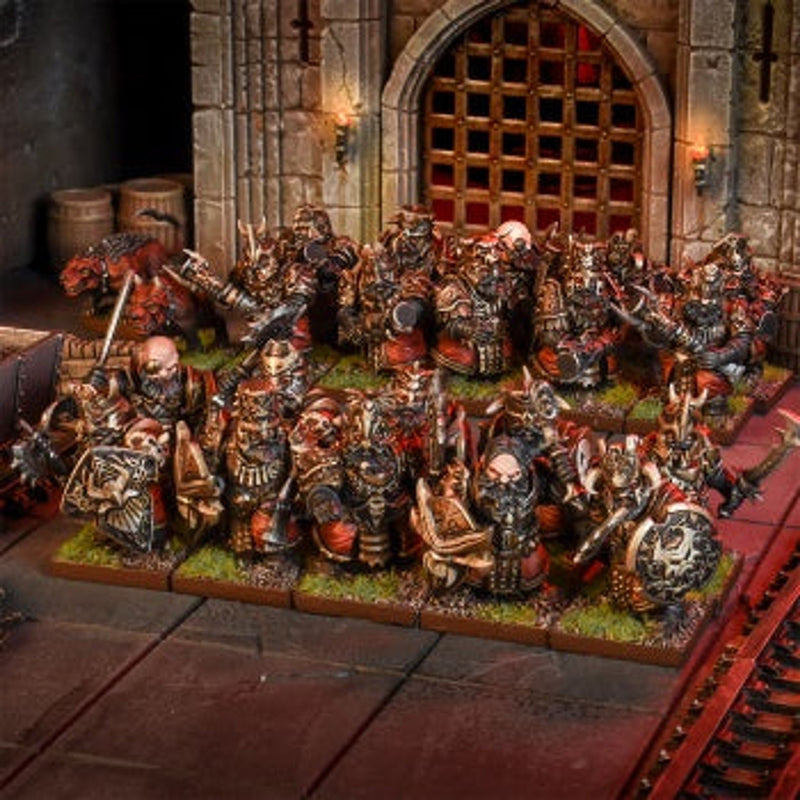 Kings Of War: Abyssal Dwarf Blacksouls Regiment