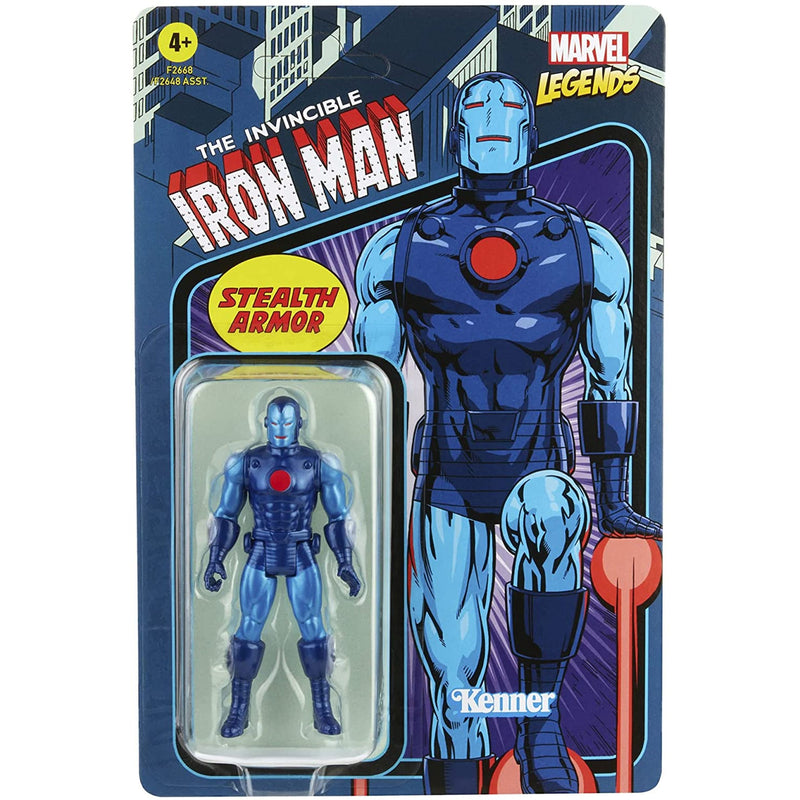 Marvel Legends Retro Stealth Suit Iron Man Action Figure