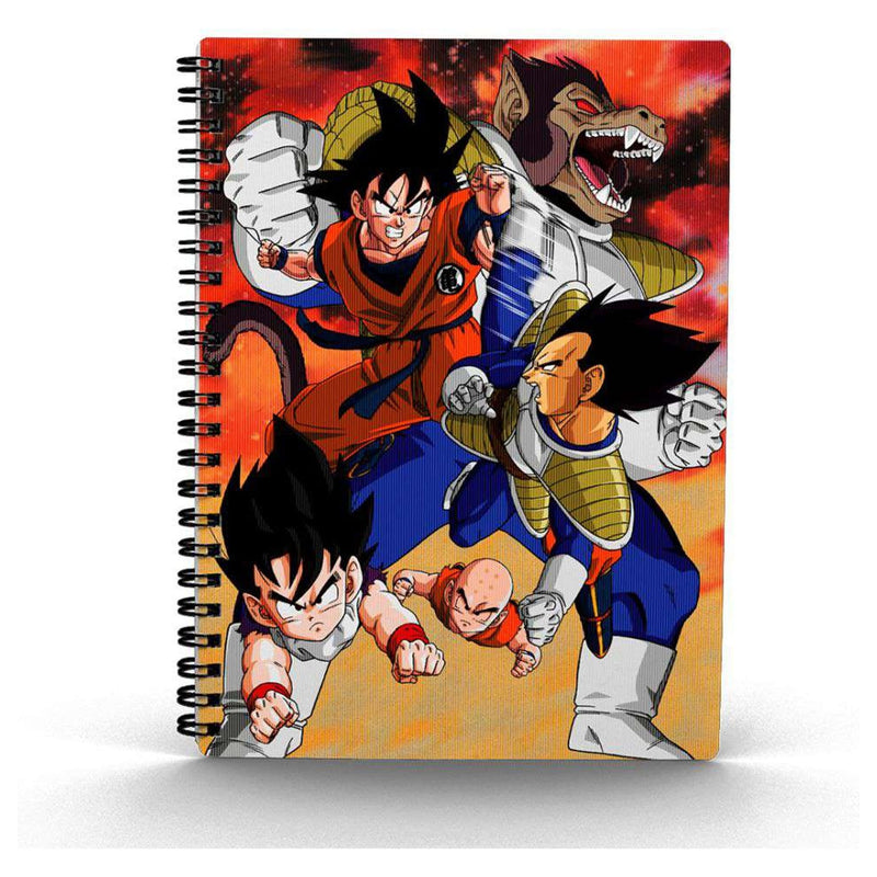 Dragon Ballz Goku Vs Vegeta 3D Notebook