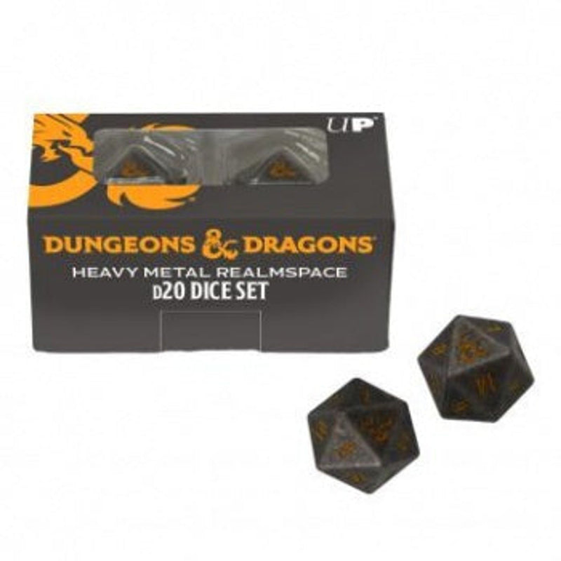 Heavy Metal Realmspace D20 Dice Set For Dungeons & Dragons