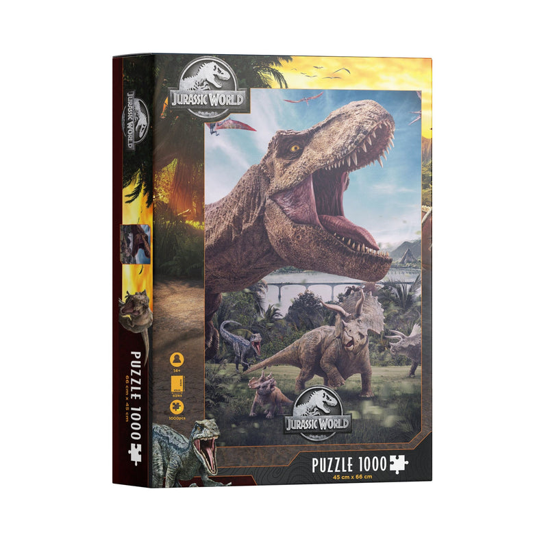 Jurassic World Poster Trex 1000 Pieces Puzzle