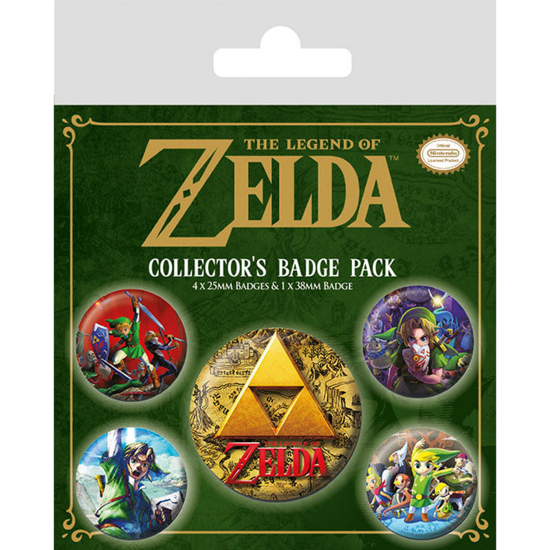 The Legend Of Zelda Classic Badge Pack