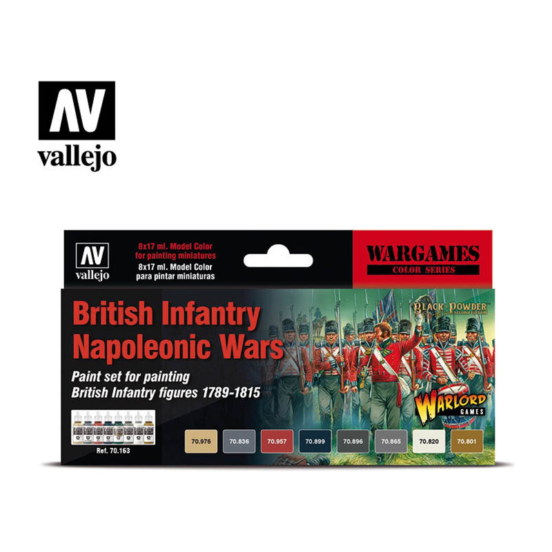 Brit Infantry Nap Wars Color Set 70163