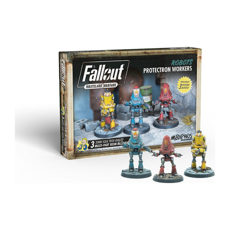 Fallout Wasteland Warfare Robots Protectron Workers Box