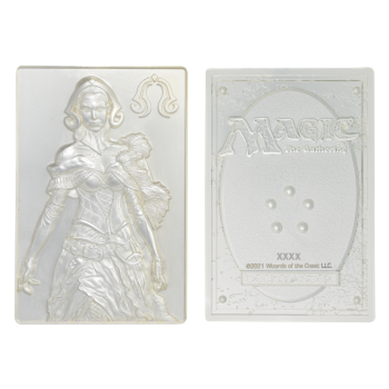 Magic The Gathering Limited Edition .999 Silver Plated Liliana Metal Collectible