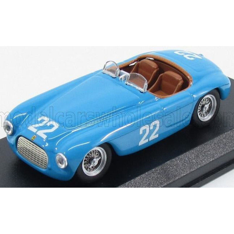 Ferrari 166Mm Barchetta Spider N 22 Montecarlo 1952 L.Ferraud Light Blue 1:43