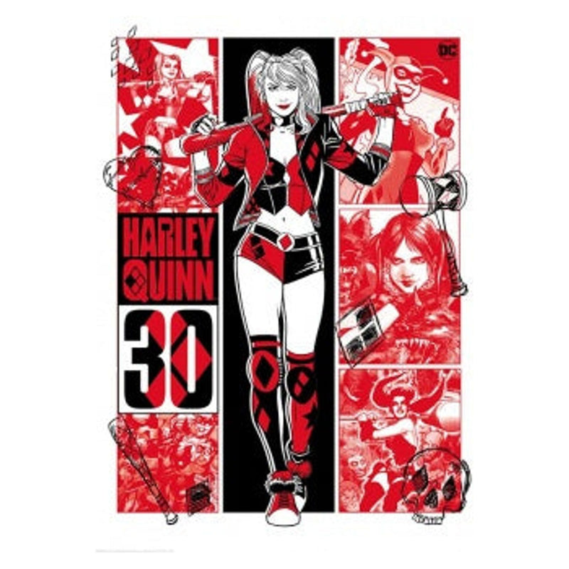 Harley Quinn Limited Edition 30th Anniversary Art Print