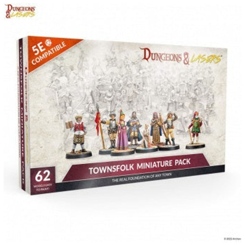 Dungeons & Lasers Townsfolk Minature Pack