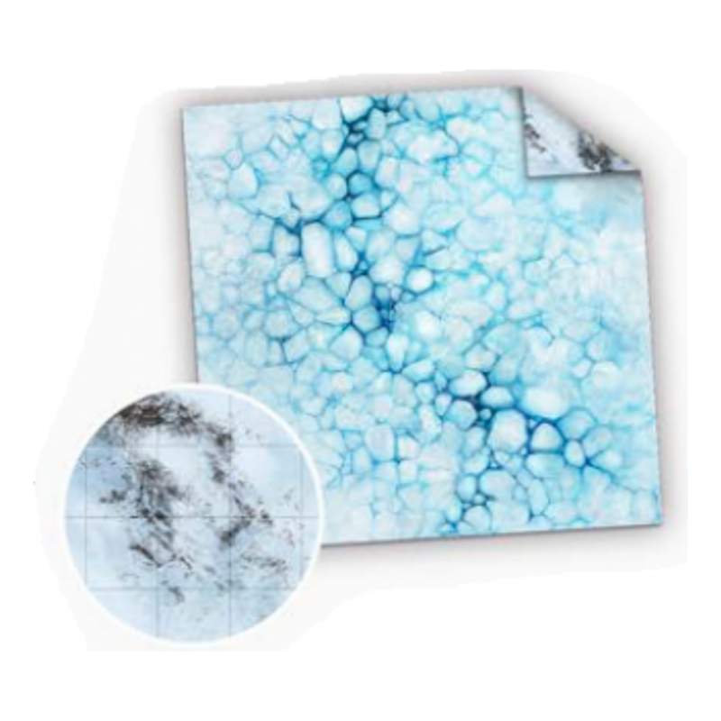 3x3 Ice / Tundra Game Mat Limited Quantity