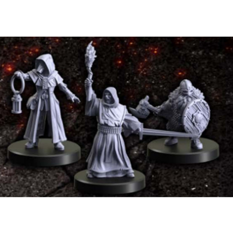 The Witcher Miniatures Classes 03 Doctor / Priest / Man-at-Arms