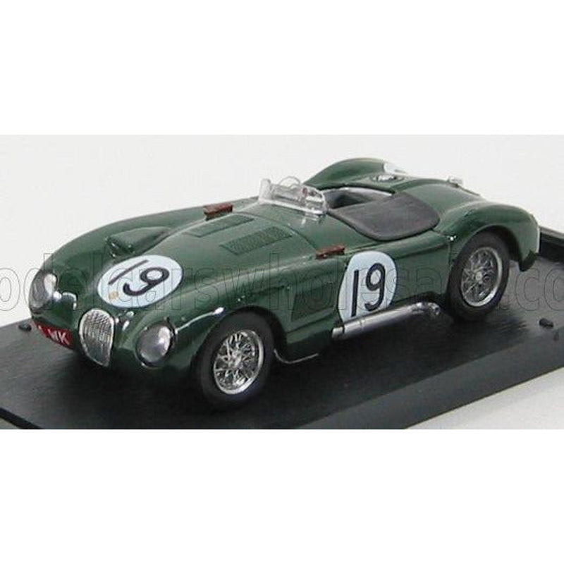 Jaguar C Type 4Th LE Mans 1953 Whitehead-Stewart N 19 British Racing Green 1:43