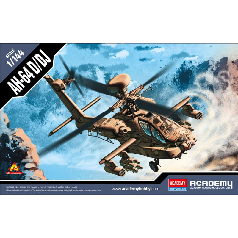 AH-64D / DJ Apache Helicopter - 1:144