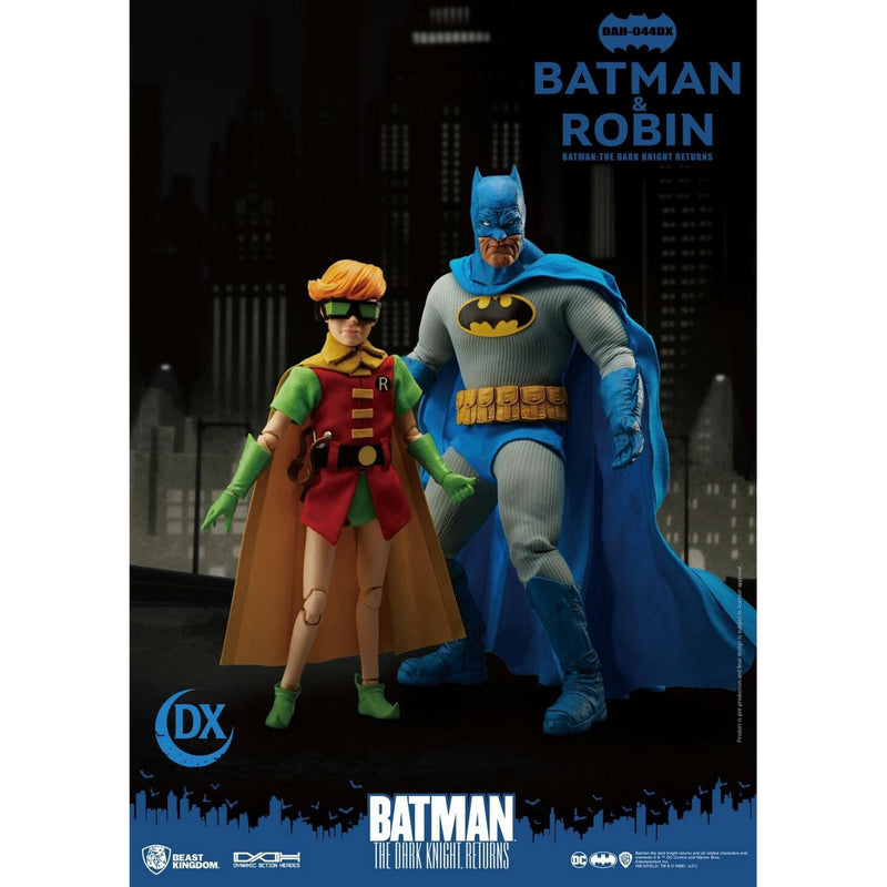 DC Comics: The Dark Knight Returns Comic 1986 - Deluxe Batman And Robin Figure Set - 1:9