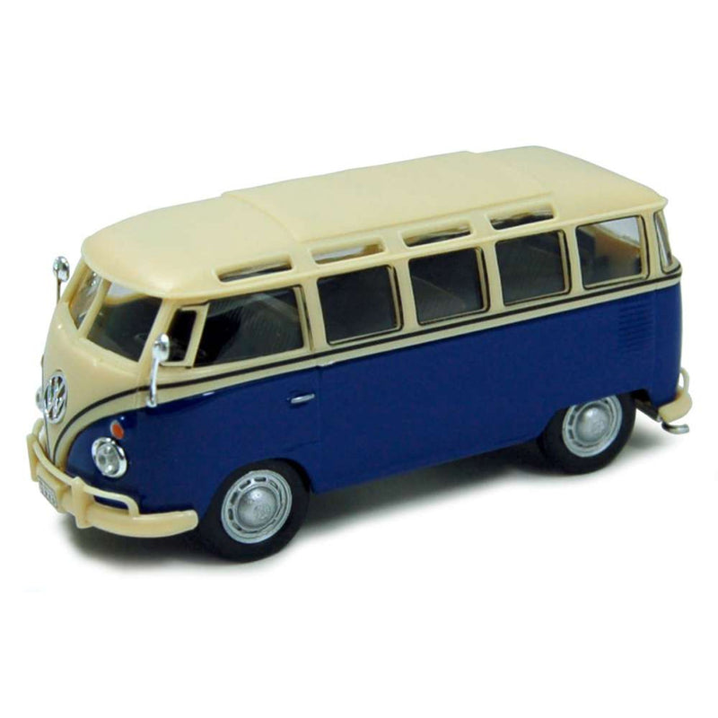 Volkswagen T1 Samba Bus Dark Blue / Cream - 1:43