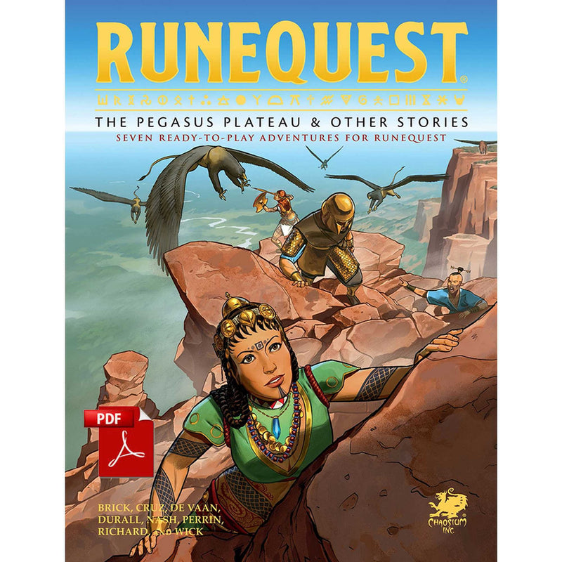 Runequest: Roleplaying In Glorantha The Pegasus Plateau & Other Stories