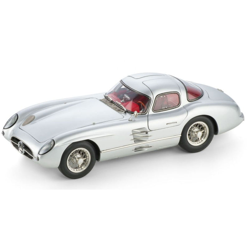 Mercedes Benz 300 SLR Coupe 1955 Silver Red Interior - 1:18