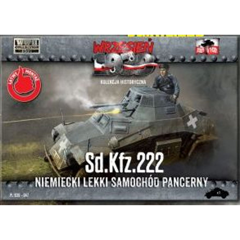 Sd.Kfz. 222 German Light Armoured Tank - 1:72