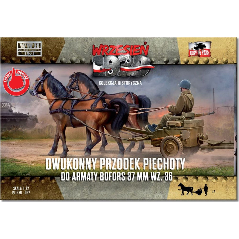 Two-horse Carriage For Bofors 37 Mm Wz.36 - 1:72