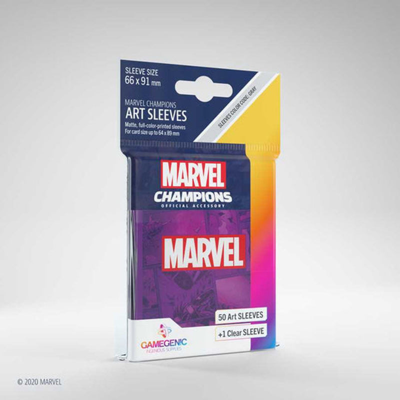 Unit Gamegenic Marvel Champions Art Sleeves Marvel Purple - 50 Ct. In Box