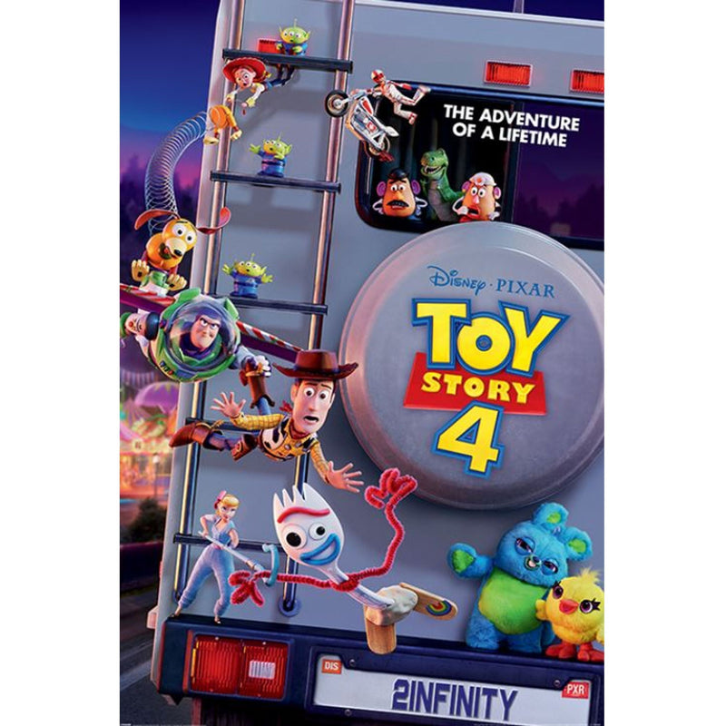 Disney: Toy Story 4 - Adventure Of A Lifetime 91 X 61 Cm Poster
