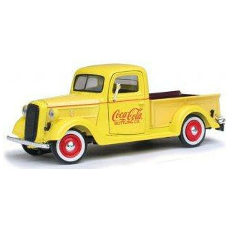 Ford Delivery Pickup 1937 Yellow Coca Cola - 1:24