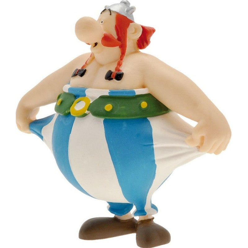 Asterix: Obelix Holding Trousers 8 Cm Miniature