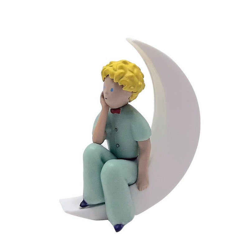 The Little Prince: The Little Prince Sitting On The Moon Figure
