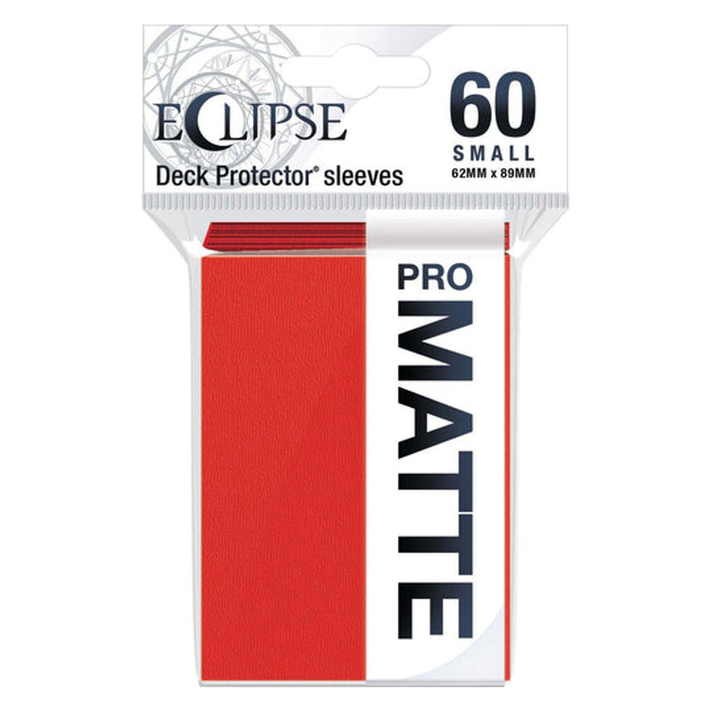 Eclipse Matt Small Sleeves: Apple Red - Pack Of 60