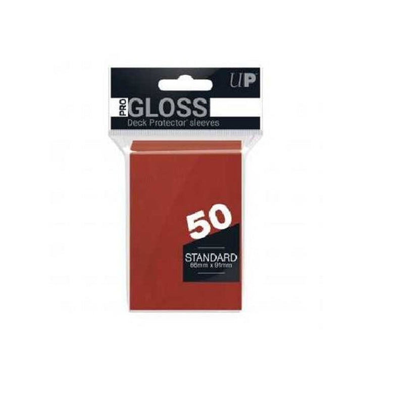 PRO-Gloss Standard Sleeves: Red - Pack Of 100