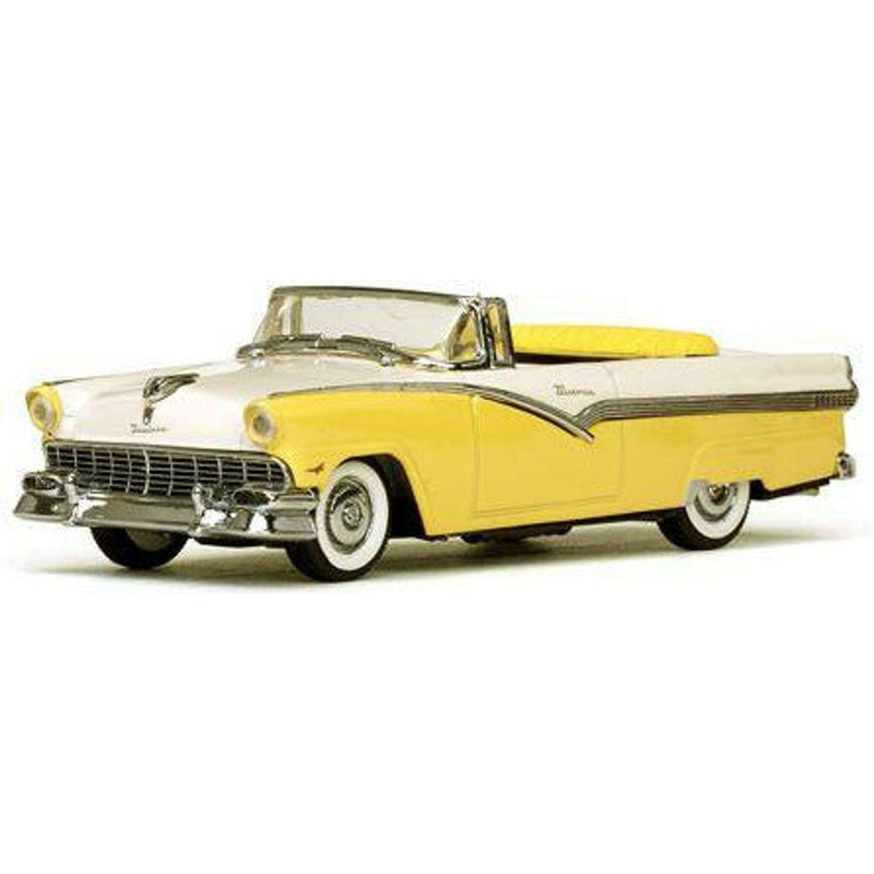 Ford Fairlane Open Convertible Goldenglow Yellow / Colonial White 1956 - 1:43