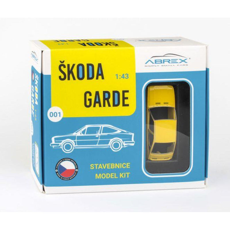 Skoda Garde 1982 Solar Yellow Model Kit - 1:43
