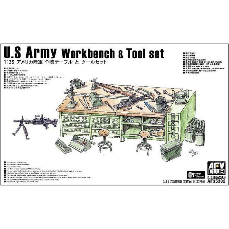 US Army Workbench & Tool Set - 1:35