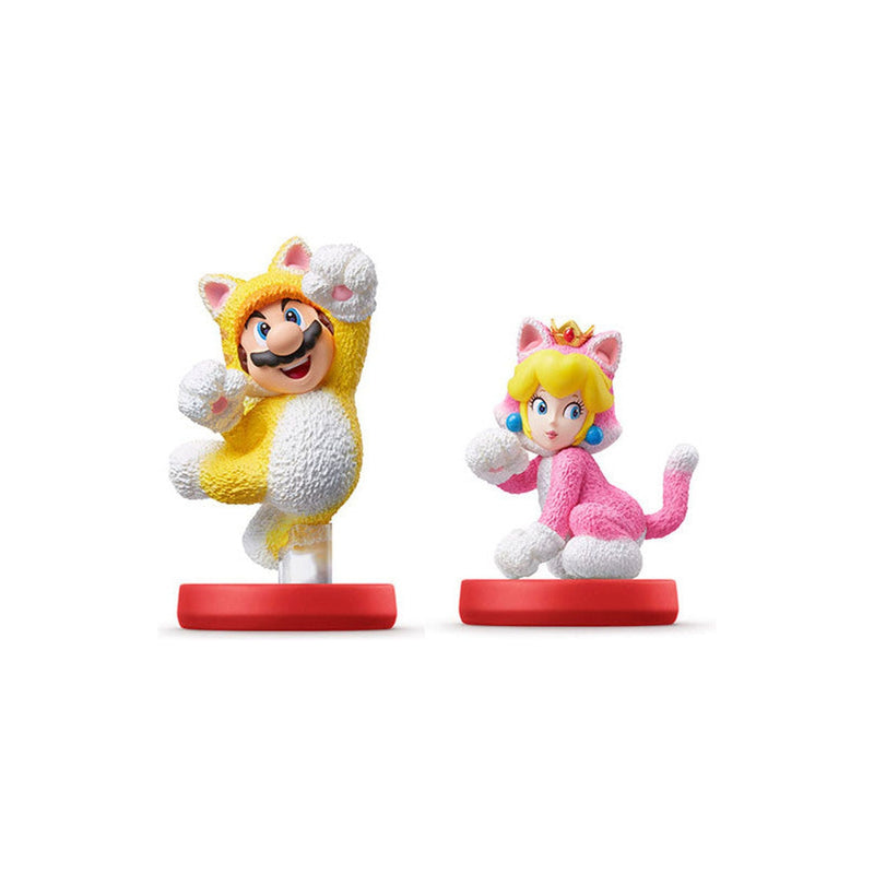Amiibo Double Set Cat Mario Cat Peach Super Mario