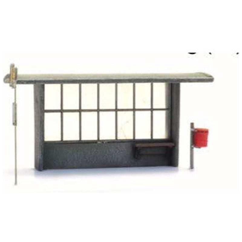 Bus Shelter Concrete For Bus And Train X3 1:87 Resin Kit Unpainted - H0