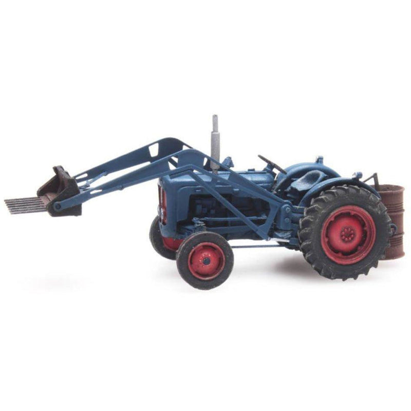 Tractor Ford With Frontloader 1:87 Ready-Made Painted - H0