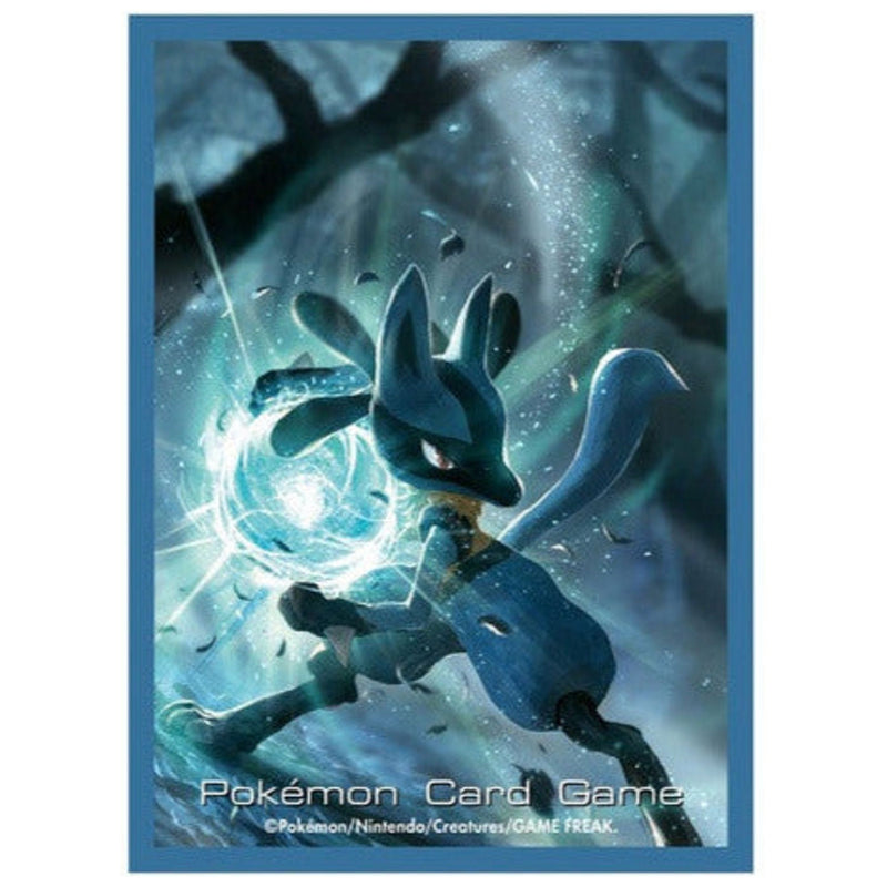 Card Sleeves Lucario Pokemon - 9.2x6.6x0.02 cm
